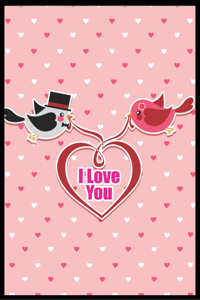 Cuadro de Corazones IX