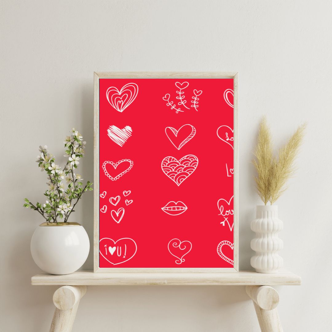Cuadro de Corazones XIV